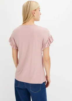 T-shirt à dentelle