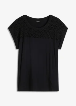 T-shirt à dentelle