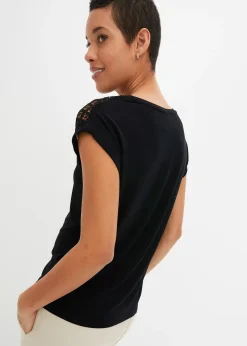 T-shirt à dentelle
