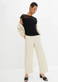 T-shirt à dentelle
