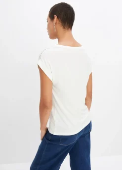 T-shirt à dentelle