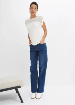 T-shirt à dentelle