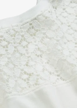 T-shirt à dentelle