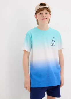 T-shirt à dégradé en coton