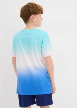 T-shirt à dégradé en coton