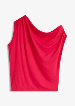T-shirt à encolure asymétrique