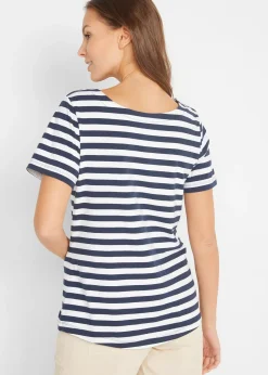 T-shirt à encolure bateau