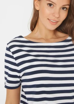 T-shirt à encolure bateau
