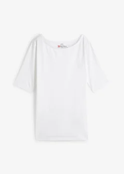 T-shirt à encolure bateau