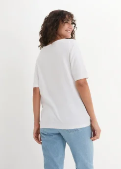 T-shirt à encolure bateau