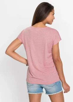 T-shirt à imprimé brillant