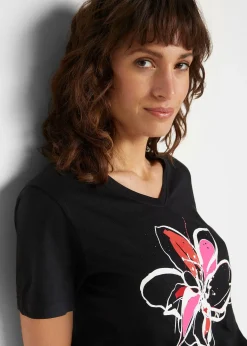 T-shirt à imprimé floral