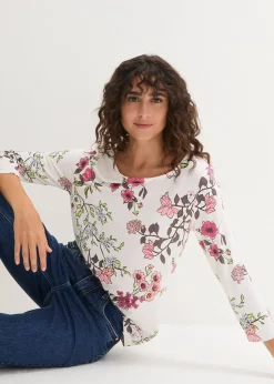 T-shirt à imprimé floral