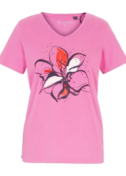 T-shirt à imprimé floral