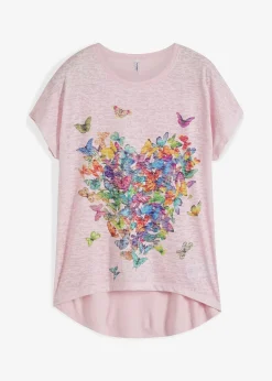 T-shirt à imprimé papillon