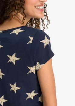 T-shirt à imprimé étoiles