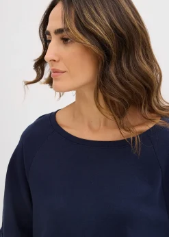T-shirt à manches raglan en coton épais