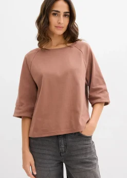 T-shirt à manches raglan en coton épais