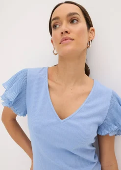 T-shirt à volants