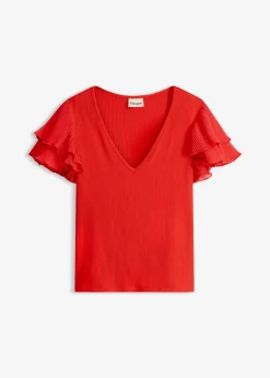 T-shirt à volants