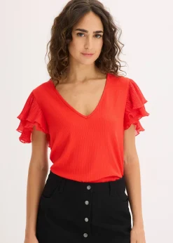 T-shirt à volants