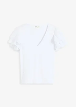 T-shirt à volants