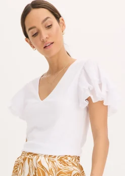 T-shirt à volants