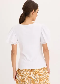 T-shirt à volants