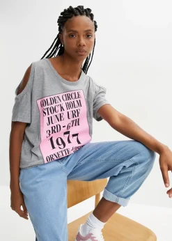 T-shirt avec découpes