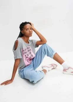 T-shirt avec découpes