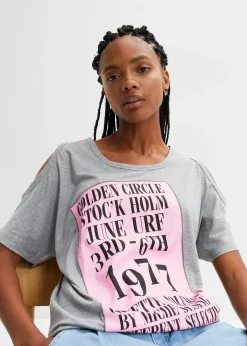 T-shirt avec découpes