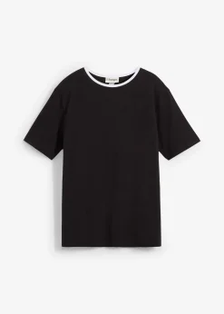T-shirt avec détail contrastant