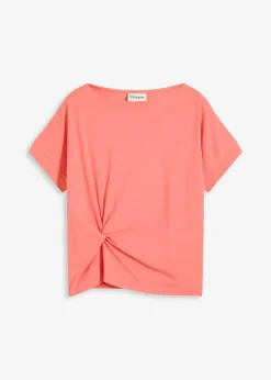 T-shirt avec détail noué