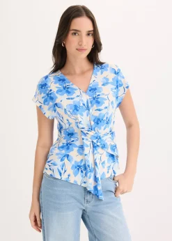 T-shirt avec détail nœud