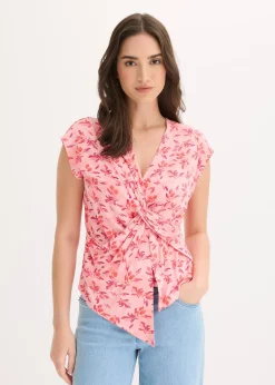 T-shirt avec détail nœud
