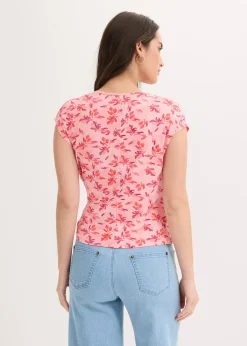 T-shirt avec détail nœud