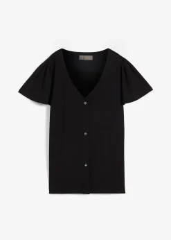 T-shirt boutonné