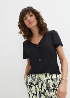T-shirt boutonné