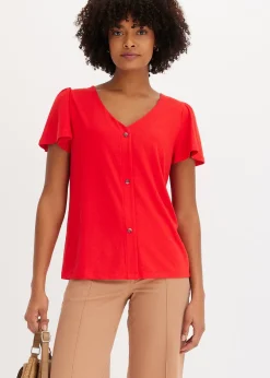 T-shirt boutonné