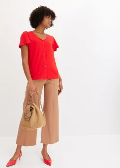 T-shirt boutonné