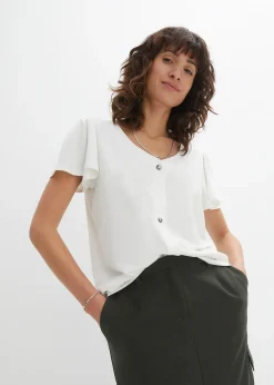 T-shirt boutonné