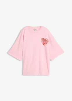 T-shirt boxy en coton épais