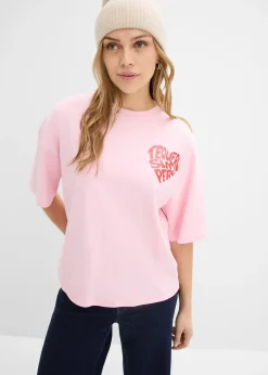 T-shirt boxy en coton épais