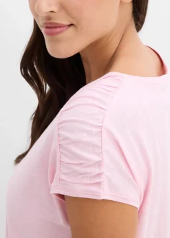 T-shirt boxy, manches courtes