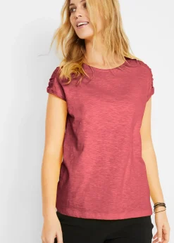 T-shirt boxy, manches courtes