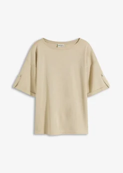 T-shirt brillant en viscose majoritaire