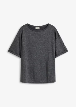 T-shirt brillant en viscose majoritaire