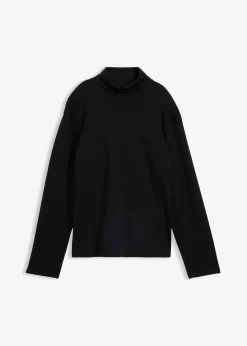 T-shirt col roulé 100% coton