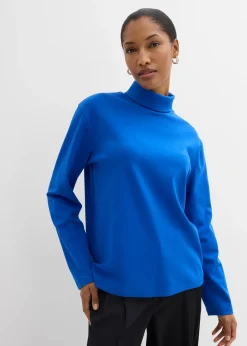 T-shirt col roulé 100% coton