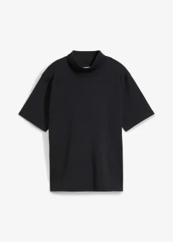 T-shirt col roulé 100% coton